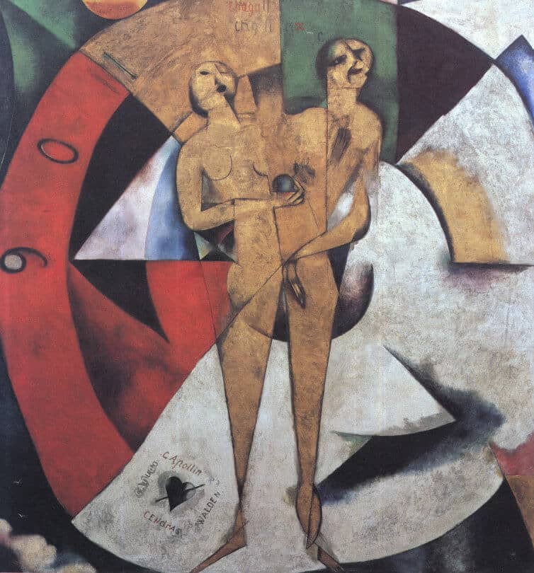 Homage to Apollinaire, 1911-12 by Marc Chagall