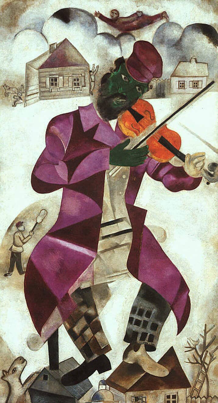 The Green Violinist, 1923-24 by Marc Chagall