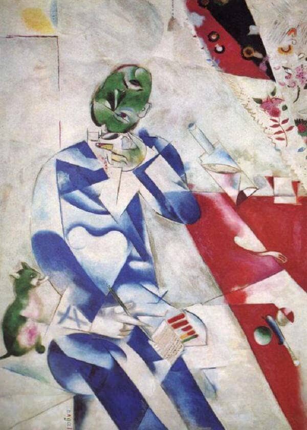 The Poet, 1912 - by Marc Chagall